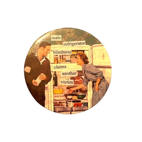 Anthropologie Anne Taintor 6 Piece Domestic Bliss Cork Coasters EUC - Picture 3 of 9